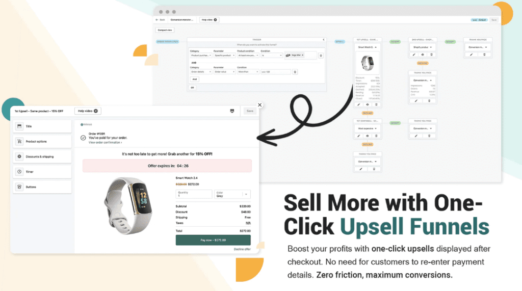 Screenshot of ReConvert Upsell & Cross Sell product