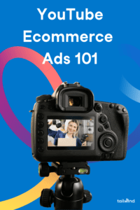 Photo of the screen on the back of a DSLR camera with the image of a smiling woman holding up headphones and a videogame controller. On a blue background with the name of the blog post and word Tailwind in white font.