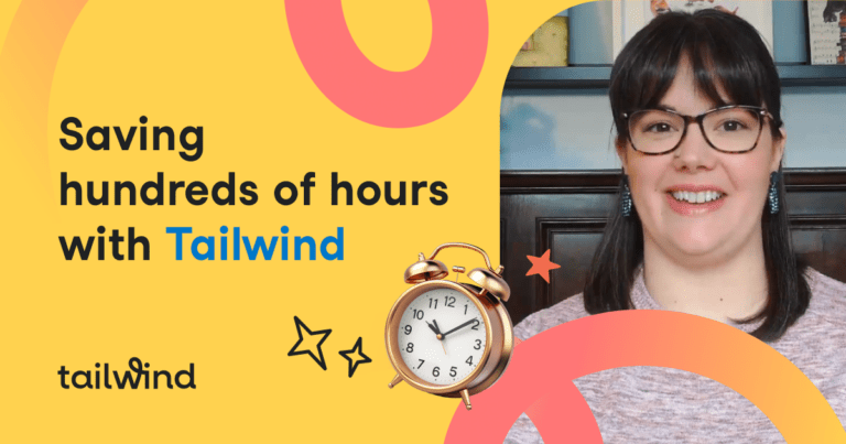 Photo of The Artisan Duck's creator, Hannah on a yellow background with the blog post title and Tailwind logo.
